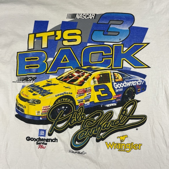 Vintage Dale Earnhardt Jr. Wrangler NASCAR t-shirt - Picture 3 of 5